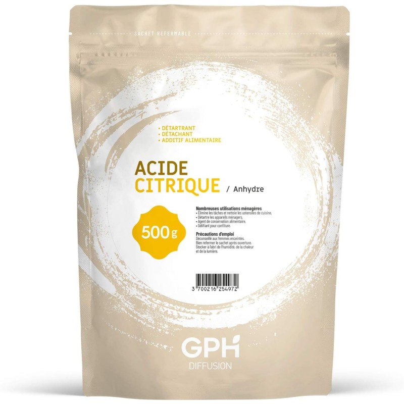 Sachet d'acide citrique